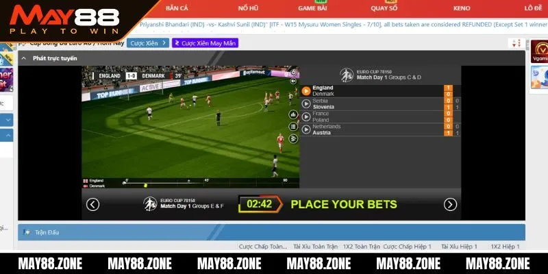 Thể thao ảo - Tham gia cá cược nhận tiền thật tại MAY88 4 Tham gia bóng đá ảo hấp dẫn