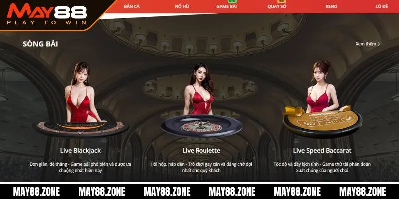 DG casino MAY88 | Sảnh game đẳng cấp, sang trọng nhất 2024 2 Tổng quan đôi nét về sảnh game DG Casino cực chất