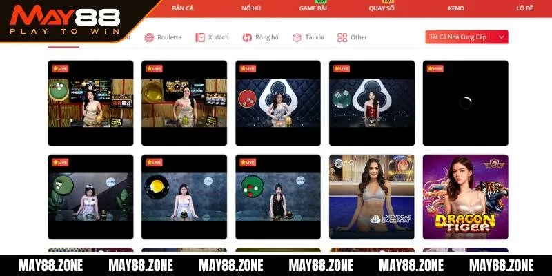 DG casino MAY88 | Sảnh game đẳng cấp, sang trọng nhất 2024 4 Ưu điểm khi hội viên tham gia trải nghiệm tại DG Casino